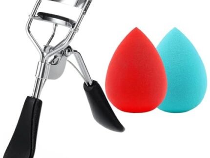 Premium Eye Lash Curler | Parlor Eye Makeup Accessory Easily Roll Over Small Eyelashes | Professional Handle Curl Eye Lash Curler