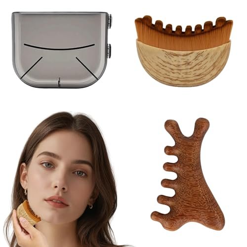 2Pcs Lymphatic Contour Face Brush, Lymphatic Brush, Lymphatic Drainage Tool, Contour Brush, 4-in-1 Facial and Neck Care Set with Soft Bristle Brush and Multi-Function Tool 2Pcs Lymphatic Contour Face Brush, Lymphatic Brush, Lymphatic Drainage Tool, Contour Brush, 4-in-1 Facial and Neck Care Set with Soft Bristle Brush and Multi-Function Tool