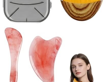 3PCS Lymphatic Contour Face Brush, Face Massage Tool for Puffiness Reduction, Contour Brush and Facial Massager Set, Travel-Friendly Face Contouring and Lymphatic Drainage Solution