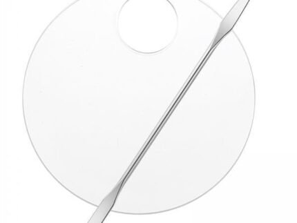 3xAcrylic Makeup Mixing Palette Color Mixing Blending painting Paint Round W/Mixing Rod