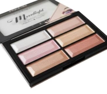 6 Color Shimmer Highlighter Palette for Face & Body | Multicolor Glow Makeup Palette for Women & Girls | Professional Long-Lasting Illuminator Powder for Party, Bridal & Daily Makeup