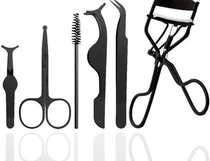 6Pcs Eye Lash Curler for Women Set, Eyelash Curler Set, Eyelash Lifting Kit Suitable for Professional Makeup Artist and Beauty Enthusiast