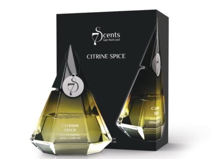 7S Citrine Spice Eau De Parfum 100ml Unisex Perfume | Long Lasting Perfume for Men & Women | Premium Luxury Fragrance Scent | Suitable for Every Occasion | Festive or Diwali Gift | Gift For Men, Women & Special Occasions