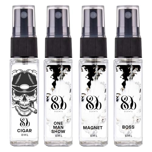 80% Scents Perfume for Man & Woman – Long Lasting Tester Pack of 4 (Strong Masculine) 80% Scents Perfume for Man & Woman – Long Lasting Tester Pack of 4 (Strong Masculine)
