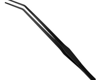 Ahamo Aquascaping Tools Set - 27cm Curved Tweezers for Aquarium & Stainless Steel Plant Tweezer with Non-Slip Grip - Universal Aquarium Driftwood, Gravel, Stones Accessories