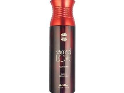 Ajmal Sacred Love Perfume Deodorant 200ml Body Spray Gift For Women