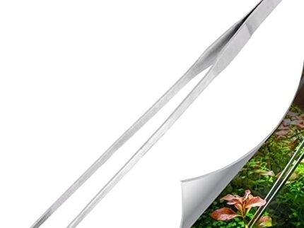 Aquarium Aquascaping Tools for Fish Tank Aquarium Live Plant (27CM, Straight Tweezers)