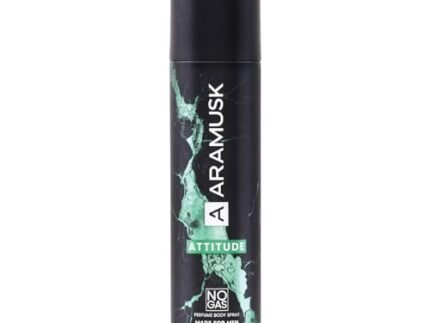 Aramusk Attitude NO GAS Perfume Body Spray for Men | Long Lasting Masculine Fragrance – 150mL