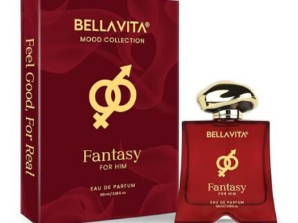 BELLAVITA Mood Collection Fantasy | Long Lasting Eau De Parfum 100ml Perfume for Man | with Apple, Cinnamon, Musk and Vanilla |Fruity & Spicy Premium Fragrance for Men