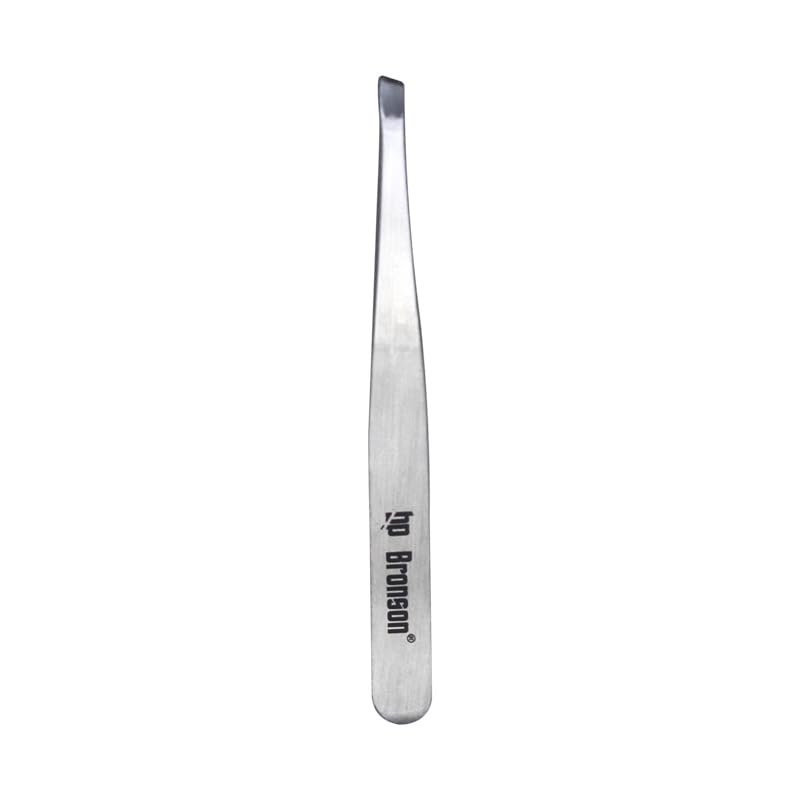 BRONSON PROFESSIONAL Stainless Steel Slant Tip Tweezer | Precision for Hair Plucker, Eyebrow, Upper Lipsaa Eyelash Extensions BRONSON PROFESSIONAL Stainless Steel Slant Tip Tweezer | Precision for Hair Plucker, Eyebrow, Upper Lipsaa Eyelash Extensions