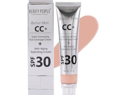 Beauty People CC Cream Lightweight Foundation| CC Cream for Women | Colour Correction for All Skin Types (35 ml) (Pretty Shine, Pretty Shine)