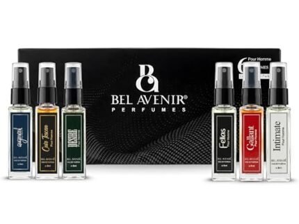 Bel Avenir Men’s Trial Kit | Long Lasting Perfume for Man | 6 Premium Fragrances | Pocket Friendly Perfume Kit for all Moods and Occasions | 6x8ml