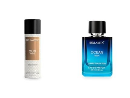 Bella Vita Luxury Oud White No Gas Body Deodorant Spray Parfum With Orange Fressia & Tobaccowoody Long Lasting Body DEO 150 Ml Men Ocean Aquatic Eau De Parfum