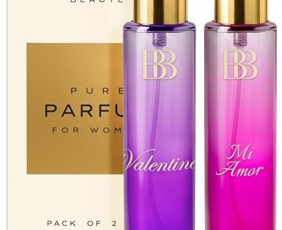 Bergamot Beaute Valentine and Mi Amor Perfume Luxury Gift Set for Women Long Lasting Combo With Vanilla Jasmine & Fruity Notes 2 x 15 ml Travel Friendly | Perfume For Woman