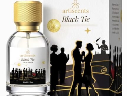 Black Tie Perfume | Eau De Parfum Man (EDP) 50 ML | Luxury Woody Perfume for Men | Long Lasting Fragrances with Rose, Bergamot, Bourbon | For Date Nights, Formal Events, Weddings & Parties