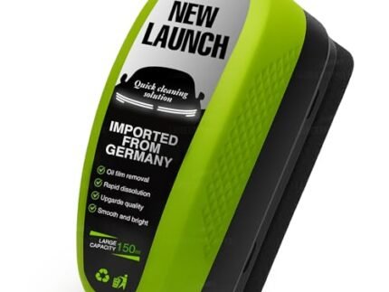 Car Windshield Cleaning Brush – Car Oil Film Cleaning Brush With Intergrated Cleaner Glass Oil Film Remover Sponge Bursh Cleaning Windshield [UPGRADED OIL FILM 4.0 BRUSH]