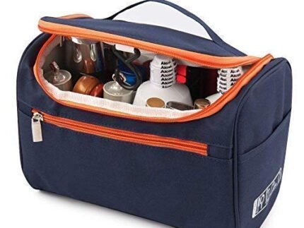 Cosmetic Makeup Organizer Toiletry Bag for Women & Men | Blue | Pack of 01