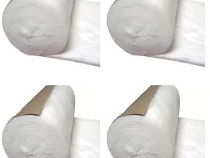 Cotton Wool Rolls for Cosmetic and Skincare Use | Cotton for Cleaning, Art and Crafts, Medical Use, Beauty Care, Makeup Remover, First Aid, Facial Cleaning and Multipurpose Use | Pack of 4