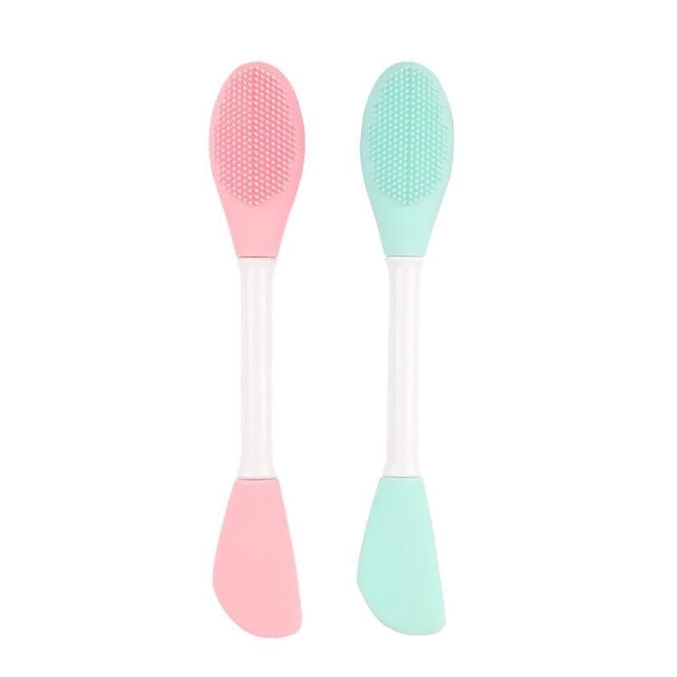 Credex Multipurpose Silicone Brush | 2in1 Soft Double-sided Deep Cleansing & Skin Massaging | Micro Scrubber to Face, Nose & Lips for Pore Cleansing, Removing Blackhead Credex Multipurpose Silicone Brush | 2in1 Soft Double-sided Deep Cleansing & Skin Massaging | Micro Scrubber to Face, Nose & Lips for Pore Cleansing, Removing Blackhead