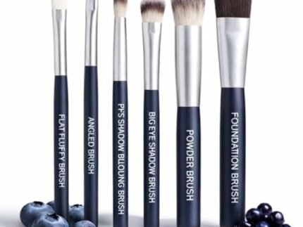 Cuffs n Lashes Beginners Basic Face & Eye Brush Set of 6