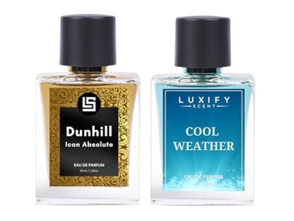 D-hill icon & Cool Weather Perfume | SRK’s Combo | Agarwood & Fresh Fragrance | Eau De Parfum | Unisex Fragrance | Luxury Gift Pack | 50ml Each | Pack of 2