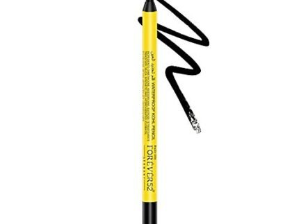 Daily Life Forever52 WATERPROOF KOHL PENCIL, Long Lasting, Smudge Proof, Water Proof, Single Stroke Velvet Finish, Highly Blendable Deep Black Kajal Pencil WKP100