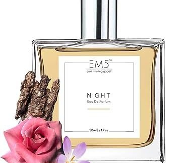EM5 Night Unisex Perfume | Amber Woody Rose Accords | EDP Spray for Men & Women | Strong & Long Lasting Fragrance | Luxury Gift for Him/Her