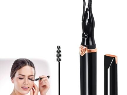 Electric Heated Eyelash Curler with 3 Temperature Modes, USB Rechargeable Eyelashes Curler for Women, Beauty Makeup Tools and Accessories, Lifting Kit for Eyelashes and Eyebrows