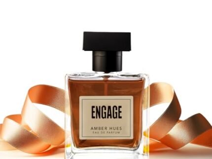 Engage Amber Hues Perfume for Men Long Lasting Smell, Ambery and Warm Fragrance Scent, for Special Occasions, Gift for Men, 100ml