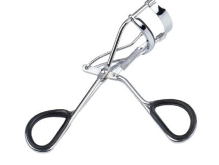 FOLELLO Premium Eyelash Curler with Loaded Spring – Silver, Lash Curler for Women, Long Lasting Natural Eyelash Curler for Dramatic, Swooping Curls, Salon Accessories