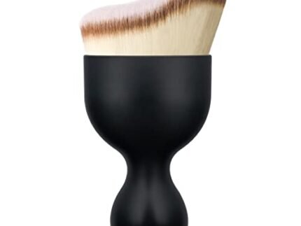 Falliny Foundation Makeup Brush, Flat Kabuki Travel Foundation Brush for Blending Liquid, Cream or Flawless Powder Cosmetics, Portable Face & Body Makeup Brush