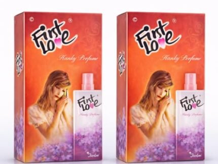 First Love Hanky Perfume Combo Pack of 2 | Long-Lasting Floral Fragrance | Pocket Perfume for Women