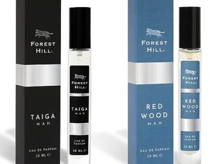 Forest Hill Set of 2 Premium Fragrance, Taiga & Redwood, Long Lasting Men Perfume (10ml Each)