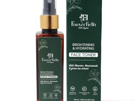 Forever Fresh Refreshing Face Toner with Niacinamide, Aloe Vera & Glycerin Hydrating & Soothing Formula with Allantoin Balances pH, Tightens Pores & Brightens Skin For All Skin Types (100ml)