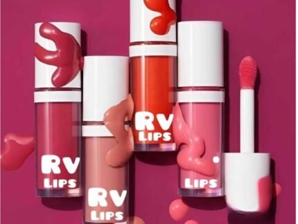 Forever Matte Liquid Lipstick Combo Pack of 4, Long Lasting Waterproof Smudge Proof Lip Color for Women, Highly Pigmented Red Pink Strawberry Maroon Shades Lightweight Matte Finish 12ml