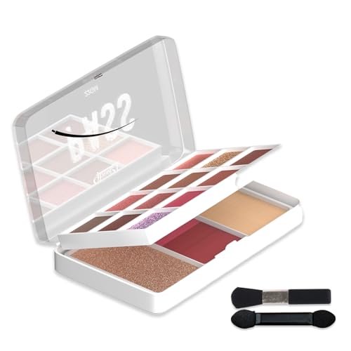 Glam21 Pocket Pass All-in-one Makeup Face Palette| Eyeshadows, Compact, Blush, Highlighter with Brushes| Highly Pigmented | Mix of Mattes & Shimmers |Travel-Friendly |Premium Pass Glam21 Pocket Pass All-in-one Makeup Face Palette| Eyeshadows, Compact, Blush, Highlighter with Brushes| Highly Pigmented | Mix of Mattes & Shimmers |Travel-Friendly |Premium Pass
