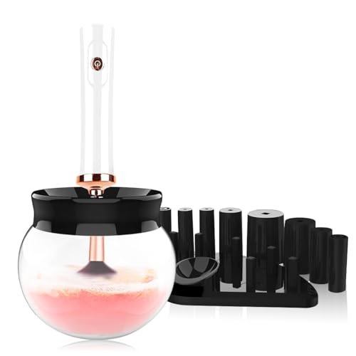 Gleva Automatic Makeup Brush Cleanser: Cleans All Brush Types & Sizes – Includes Spinner Tools – Ideal Gift for Women Gleva Automatic Makeup Brush Cleanser: Cleans All Brush Types & Sizes – Includes Spinner Tools – Ideal Gift for Women