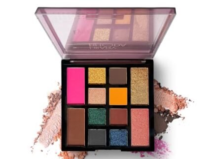 Hilary Rhoda Colour Stay Eyeshadow Palette | 12 Shades | Highly Pigmented & No Fallout | Matte & Shimmer Finish | Blendable Eyeshadow Palette | 20g (Shade 1)