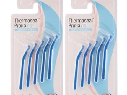ICPA Interdental Manual Thermoseal Proxa Narrow Space Brush For Adult | Dental Brush | Easy Cleaning between teeth (Blue, Pack of 2)