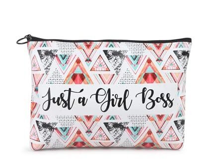 JIADA Multipurpose Canvas Pouch for Travel, Cosmetic,Office, Stationary, Gadgets, Money Purpose, Handbag. Beautiful Cosmetic/Make up/Utility Big Pouch for Girls/College/School - Design 001