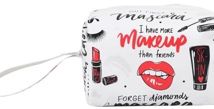 Jiada Pouch for Travel Makeup Pouch for Girls, Makeup Organizer Bag, Small Travel Toiletry Bag for Travel Accessories