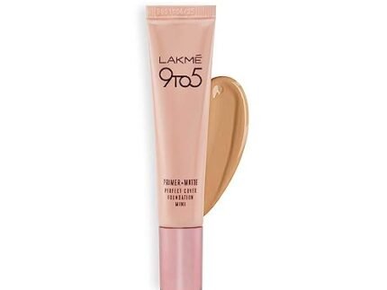 LAKMÉ 9-5 P+M Fdn Nutrl Mdium 15Ml, Full Coverage, Matte Finish, Lotion, Normal Skin