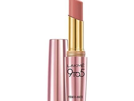 LAKMÉ 9 To 5 Primer And Matte Lip Color, Blushing Nude, 3.6G