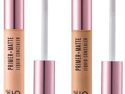 LAKMÉ 9To5 Primer+Matte Liquid Concealer 10 Ivory & Cream for All Skin Type Full coverage Concealer Matte Finish Beige 5.4 Ml