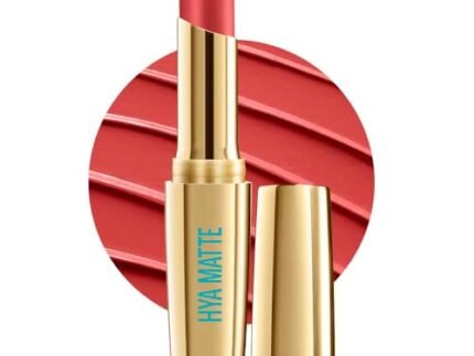 LAKME 9to5 Hya Matte Lipstick, Reliable Red, 3.6gm, for Full Coverage and Hydrated Lips, with Hyaluronic Acid, Cocoa Butter & Vitamin E, Smudge-Proof, Longstay Upto 14 Hours