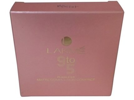 LAKMÉ Flawless Matte Complexion Compact for All Skin Type – Apricot, 8G Carton, Cream
