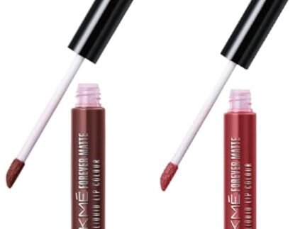 LAKMÉ Forever Matte Liquid Lip Color – 34 Brown Sheer & Lakme Forever Matte Liquid Lip Colour Combo