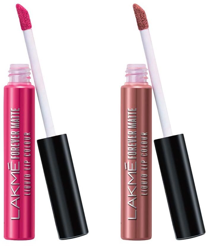 LAKMÉ Forever Matte Liquid Lip Colour & Lakme Forever Matte Liquid Lip Colour LAKMÉ Forever Matte Liquid Lip Colour & Lakme Forever Matte Liquid Lip Colour