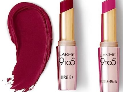 LAKMÉ Lip Color Deep Wine (Matte) & LAKMÉ Lip Color Plum Pick (Matte)