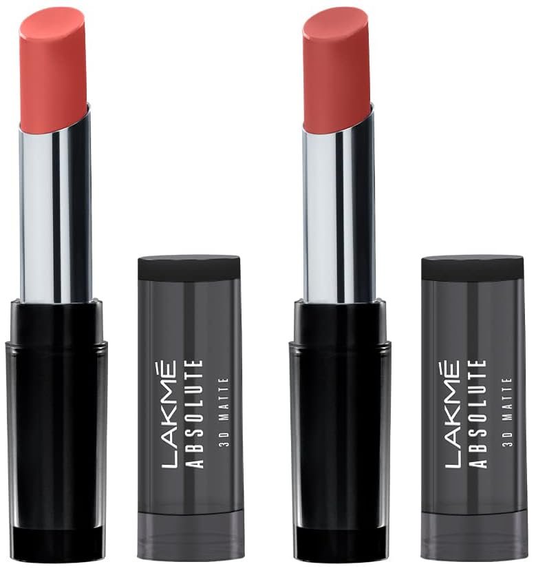 LAKMÉ Lipstick 18 Nude Brick (Matte) & Lipstick 15 Nude Pop (Matte) LAKMÉ Lipstick 18 Nude Brick (Matte) & Lipstick 15 Nude Pop (Matte)